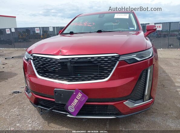 1GYKPCRS5MZ224306 2021 CADILLAC XT6 Red Դիմացի տեսք