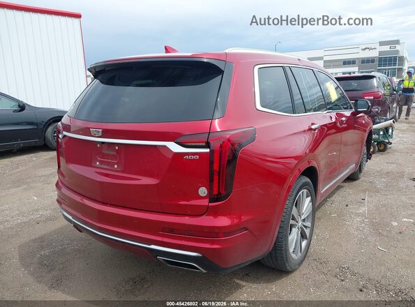 1GYKPCRS5MZ224306 2021 CADILLAC XT6 Red Հետևի աջ