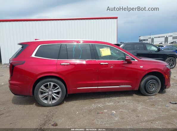 1GYKPCRS5MZ224306 2021 CADILLAC XT6 Red Սալոնի 360 աստիճան տեսք