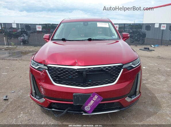 1GYKPCRS5MZ224306 2021 CADILLAC XT6 Red Սալոնի հետևի տեսք