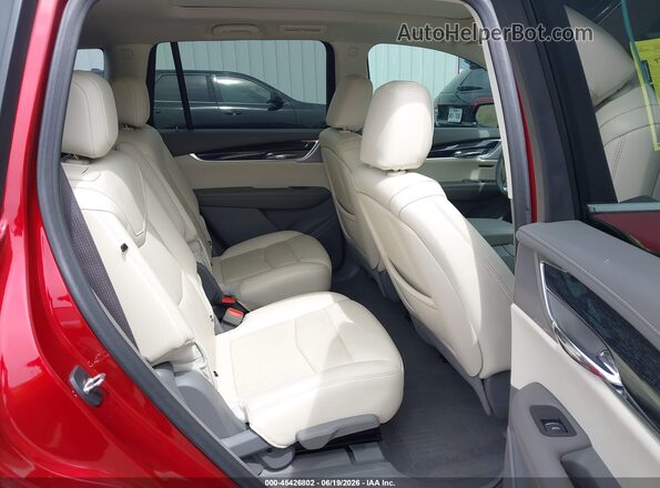 1GYKPCRS5MZ224306 2021 CADILLAC XT6 Red VIN կոդի պիտակի տեսք