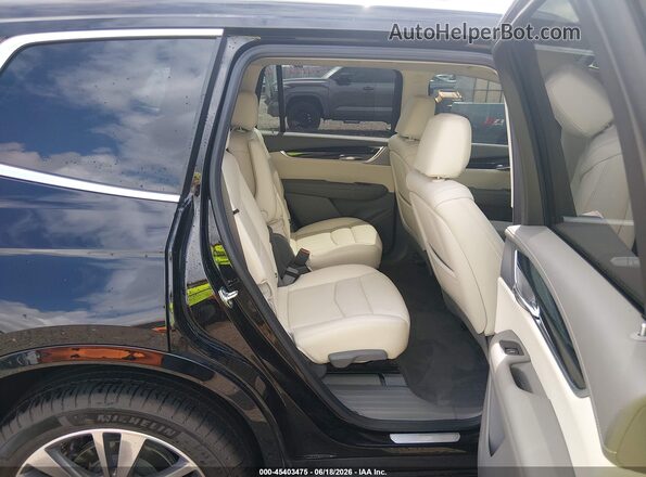 1GYKPCRS5SZ116183 2025 CADILLAC XT6 Black Vista de la etiqueta del VIN