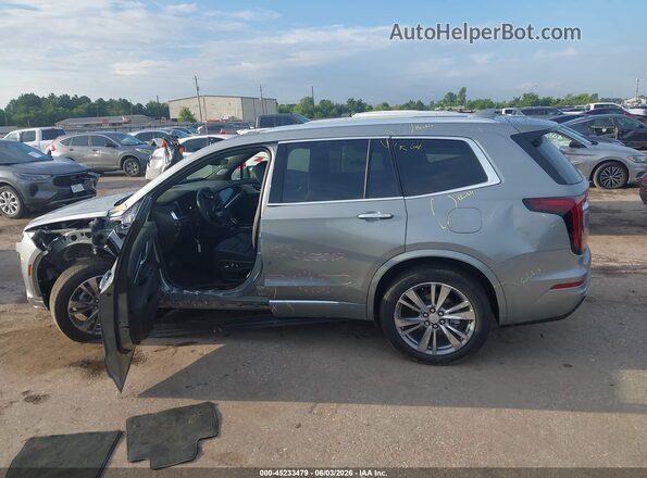 1GYKPCRS5SZ155775 2025 CADILLAC XT6 Gray Vista interior de 360 grados