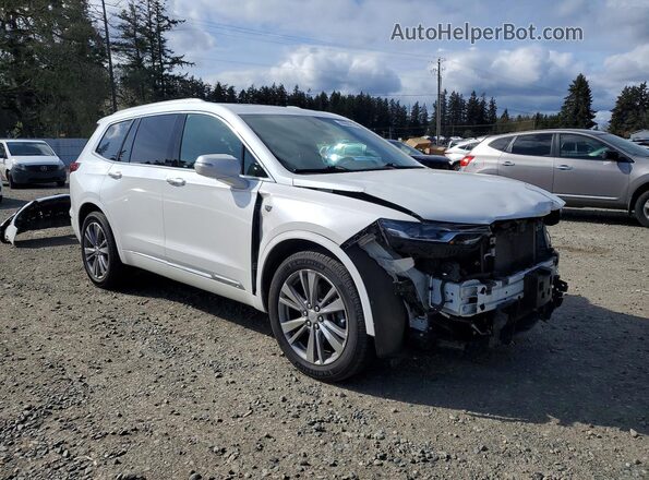 1GYKPCRS6LZ135889 2020 CADILLAC XT6 White Передня права чверть