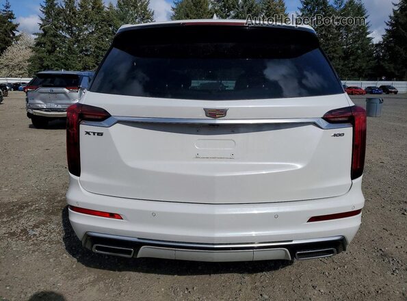 1GYKPCRS6LZ135889 2020 CADILLAC XT6 White Вид ззаду