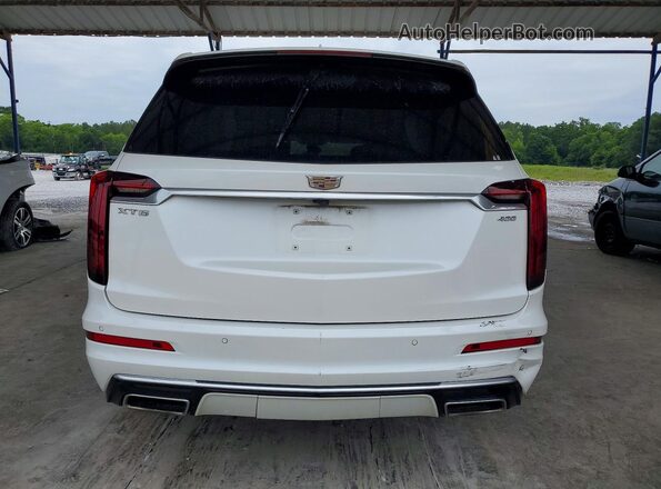 1GYKPCRS6LZ237841 2020 CADILLAC XT6 White Widok z tyłu