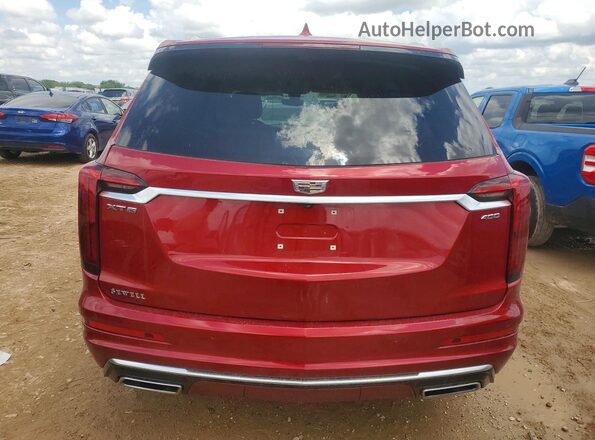 1GYKPCRS8RZ734124 2024 CADILLAC XT6 Maroon Հետևի տեսք