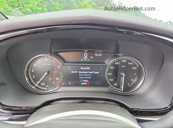 1GYKPCRS9LZ194001 2020 CADILLAC XT6 Gray Вид щитка приладів