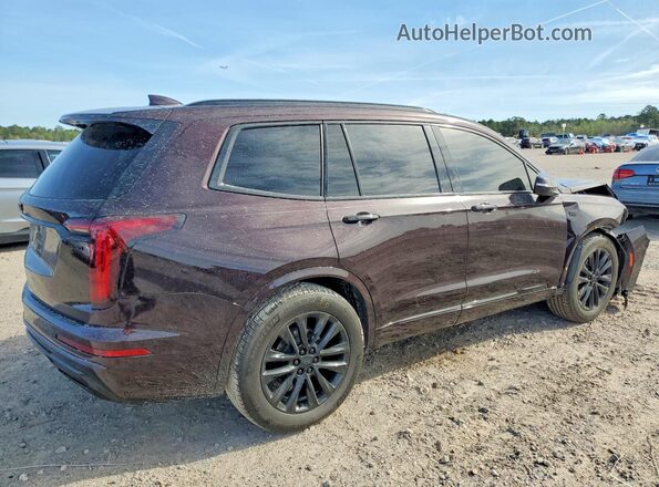 1GYKPCRS9MZ197787 2021 CADILLAC XT6 Purple Tył prawy
