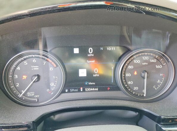1GYKPCRS9MZ197787 2021 CADILLAC XT6 Purple Widok zestawu wskaźników