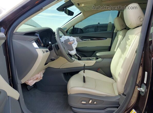 1GYKPCRS9MZ197787 2021 CADILLAC XT6 Purple Widok wnętrza z przodu