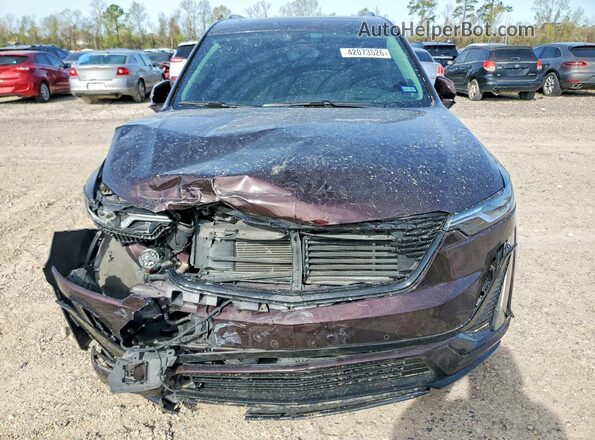 1GYKPCRS9MZ197787 2021 CADILLAC XT6 Purple Widok z przodu