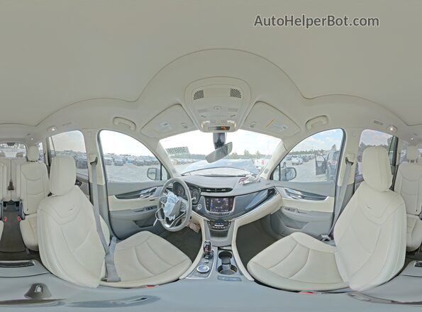 1GYKPCRSXRZ704400 2024 CADILLAC XT6 Gray Панорамний вид салону 360°