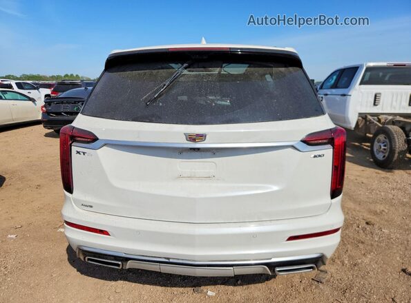 1GYKPDRS1LZ130198 2020 CADILLAC XT6 White Widok z tyłu
