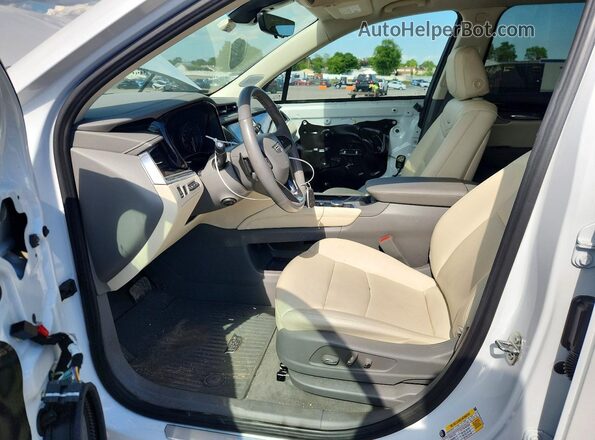 1GYKPDRS5PZ211646 2023 CADILLAC XT6 White Вид салону спереду