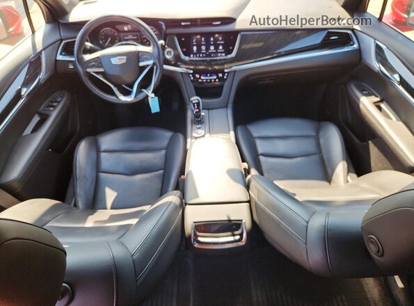 1GYKPDRS7MZ232347 2021 CADILLAC XT6 Red წინა პანელის ხედი
