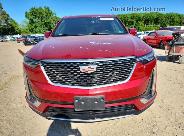 1GYKPDRS7MZ232347 2021 CADILLAC XT6 Red წინა ხედი