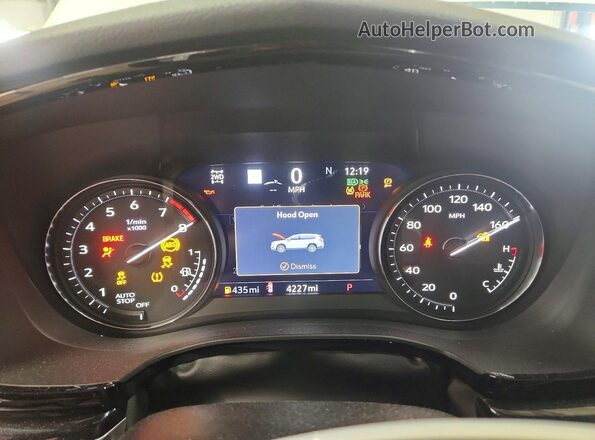 1GYKPDRS7PZ212555 2023 CADILLAC XT6 White Вид щитка приладів