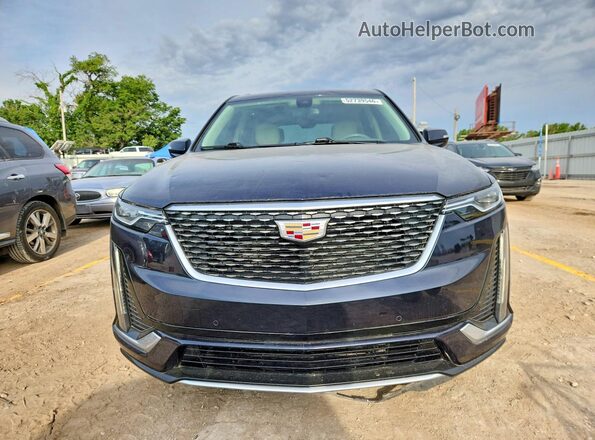 1GYKPDRS8MZ193395 2021 CADILLAC XT6 Синий Вид спереди