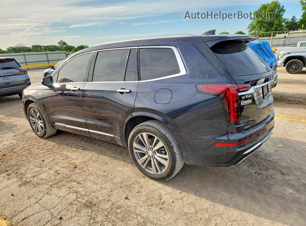 1GYKPDRS8MZ193395 2021 CADILLAC XT6 Синий Задняя левая четверть