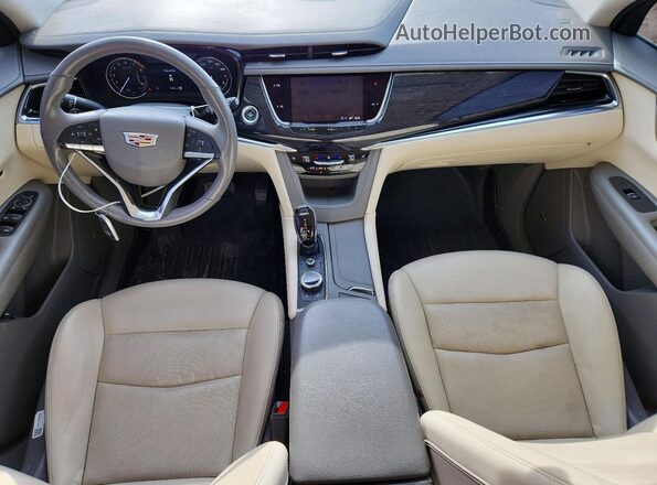 1GYKPDRS8MZ193395 2021 CADILLAC XT6 Синий Вид панели приборов