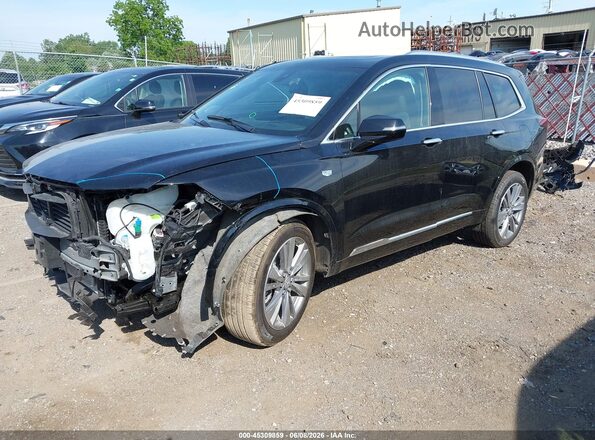 1GYKPDRS8SZ140077 2025 CADILLAC XT6 Черный Передняя левая четверть