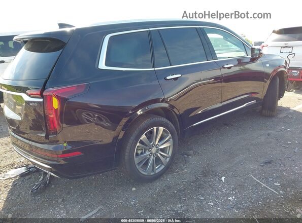 1GYKPDRS8SZ140077 2025 CADILLAC XT6 Черный Задняя правая четверть