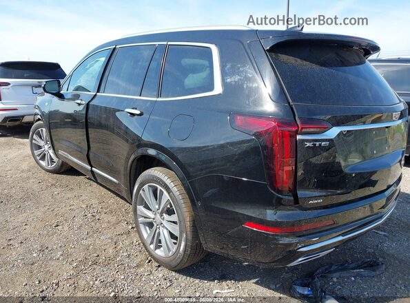 1GYKPDRS8SZ140077 2025 CADILLAC XT6 Черный Задняя левая четверть