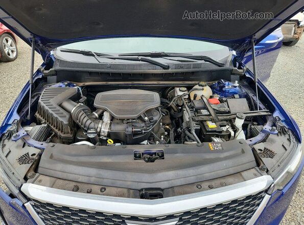 1GYKPDRS9SZ119433 2025 CADILLAC XT6 Blue Vista del compartimento del motor