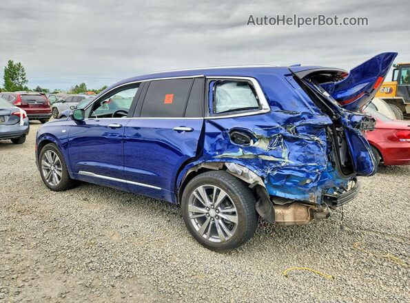 1GYKPDRS9SZ119433 2025 CADILLAC XT6 Blue Trasero izquierdo