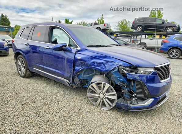 1GYKPDRS9SZ119433 2025 CADILLAC XT6 Blue Delantero derecho