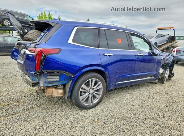 1GYKPDRS9SZ119433 2025 CADILLAC XT6 Blue Trasero derecho