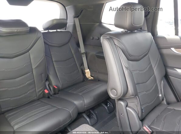 1GYKPERS8RZ736130 2024 CADILLAC XT6 Black Widok naklejki z numerem VIN