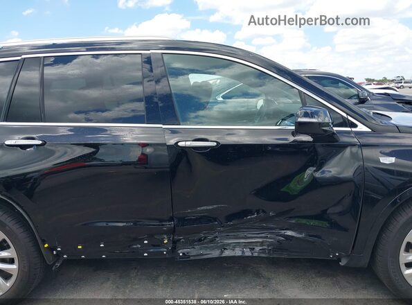1GYKPERS8RZ736130 2024 CADILLAC XT6 Black Widok z przodu