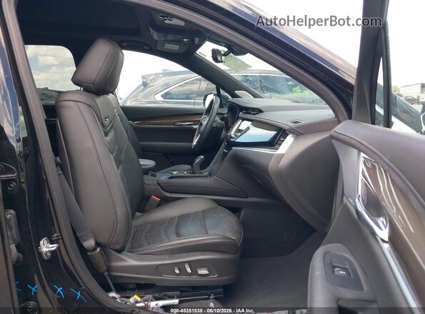 1GYKPERS8RZ736130 2024 CADILLAC XT6 Black Widok wnętrza z przodu