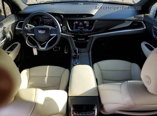1GYKPGRSXMZ156060 2021 CADILLAC XT6 Gray Widok deski rozdzielczej