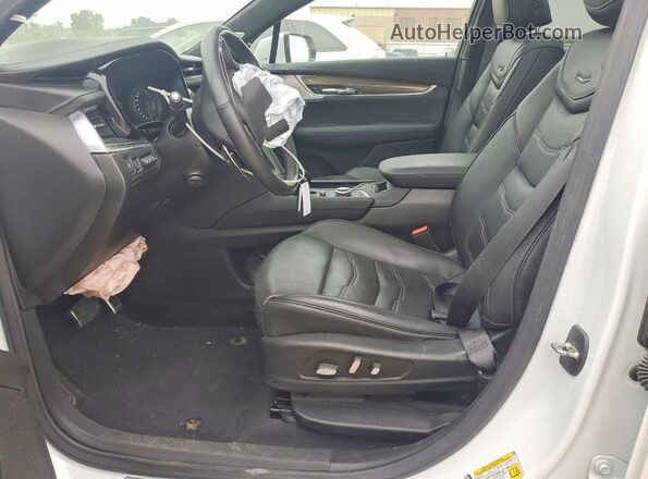 1GYKPHRS9PZ129779 2023 CADILLAC XT6 White Widok wnętrza z przodu