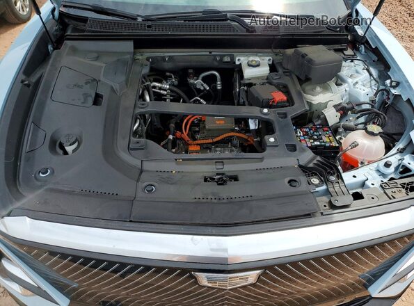 1GYKPPRK9RZ141203 2024 CADILLAC OTHER Blue Engine compartment view