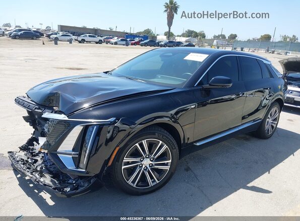 1GYKPRRK2RZ138462 2024 CADILLAC OTHER Black წინა მარცხენა ხედი სამი მეოთხედიდან