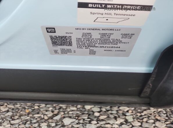 1GYKPRRK3RZ118544 2024 CADILLAC OTHER Blue 