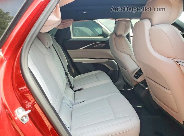 1GYKPRRK8SZ301346 2025 CADILLAC OTHER Red Rear seats view