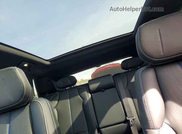 1GYKPURL4SZ318401 2025 CADILLAC OTHER Blue Rear seats view