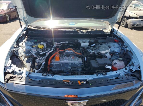 1GYKPURL6SZ301910 2025 CADILLAC OTHER Blue Engine compartment view