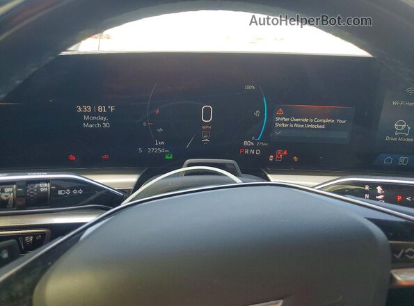 1GYKPWRL3RZ141944 2024 CADILLAC OTHER White Instrument cluster view