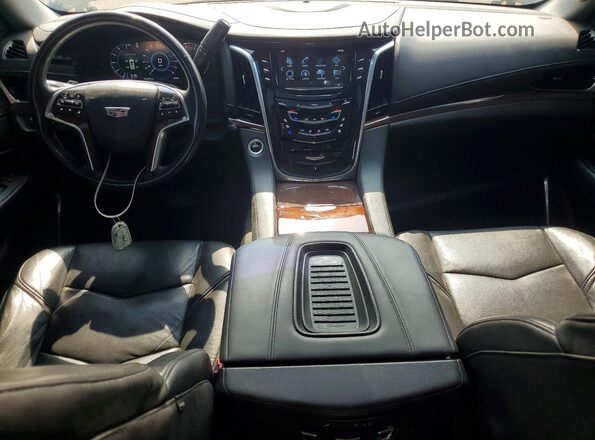 1GYS3BKJ2JR104451 2018 CADILLAC ESCALADE Black Առջևի վահանակի տեսք