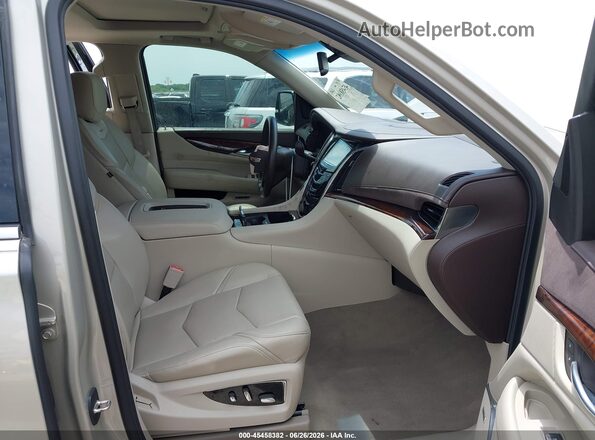 1GYS3BKJ3GR107092 2016 CADILLAC ESCALADE Beige Front interior view