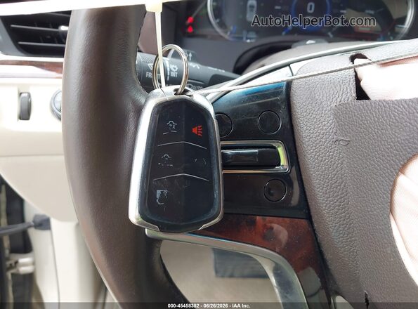 1GYS3BKJ3GR107092 2016 CADILLAC ESCALADE Beige Dashboard view