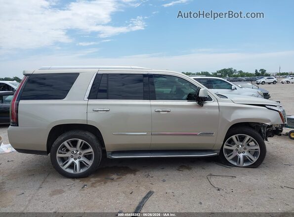 1GYS3BKJ3GR107092 2016 CADILLAC ESCALADE Beige Rear interior view