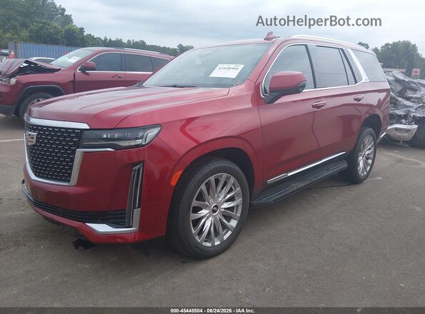 1GYS3BKLXMR362819 2021 CADILLAC ESCALADE Red Front left