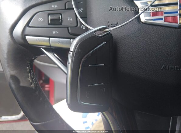 1GYS3BKLXMR362819 2021 CADILLAC ESCALADE Red Dashboard view